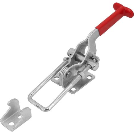 Loquet à bascule en métal pour couvercle de boîte 40341 Pince à loquet à bascule en acier au carbone robuste avec pince horizontale autobloquante à dé (1/5)