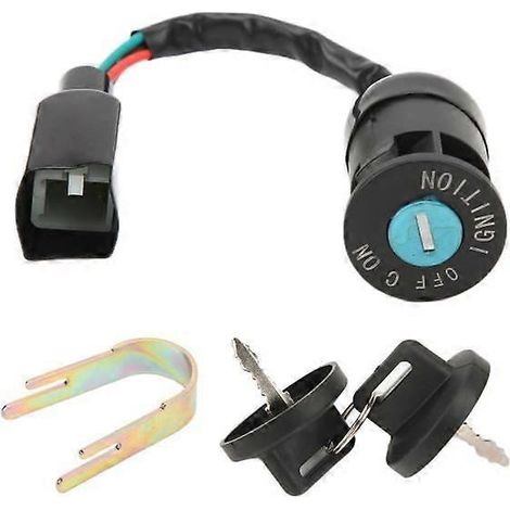 Interrupteur d'allumage avec deux clés 0453417, compatible avec les motos Sportsman 90, 90 Outlaw et 90 High. (1/4)