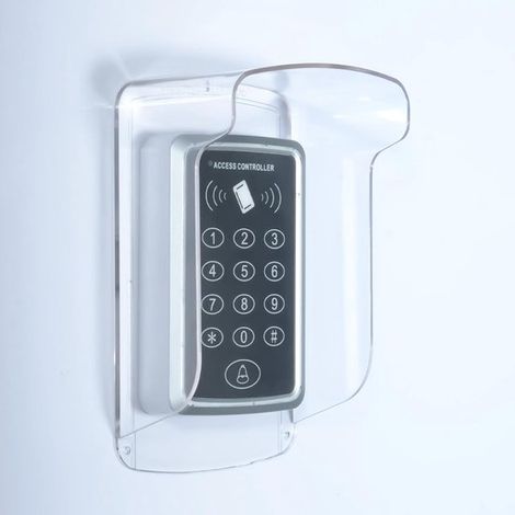 Copertura per campanello - Copertura impermeabile - Controllo accessi - Resistente alle intemperie - Facile installazione - 165 cm - Trasparente (1/5)