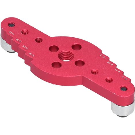 Perceuse à bois Guide de Perçage Kit 42 Pièces Gabarit de Positionnement Poinçon Outils de Traçage (1/5)