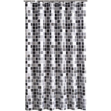 Crediri Duschvorhang 200 x 220 cm (B x H) Wasserdichter, antibakterieller und schimmelhemmender Duschvorhang (1/5)