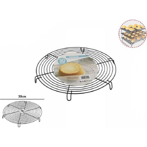 Grille De Refroidissement Pour Gâteaux Ronds De 30 Cm Avec Pieds 74150