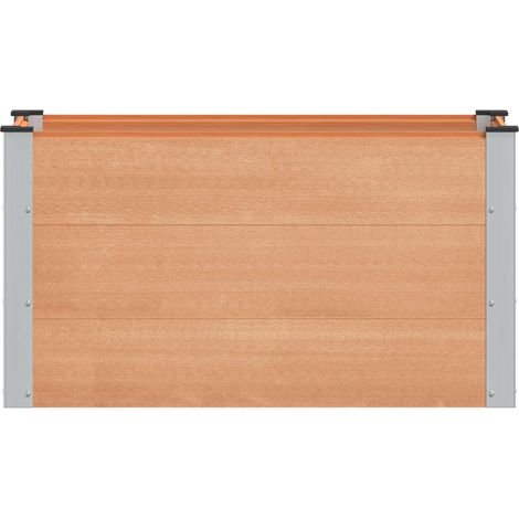 Maison Exclusive - Hochbeet Braun 100 x 50 x 54 cm
