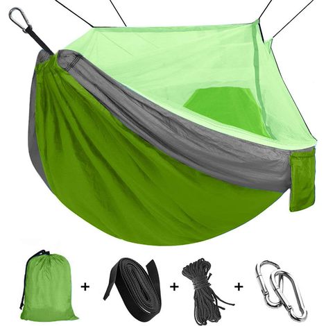 Hamac moustiquaire d extérieur double toile de parachute en (1/5)