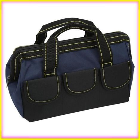 keenso sac de rangement d'outils portables Sac De Rangement D'outils 13 Pouces Noir Bleu Tissu Oxford moto coffret Bleu Noir (1/5)