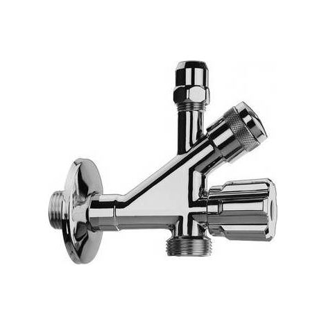 RUBINETTO COMBINATO SOTTOLAVABO-LAVATRICE Misura: 1/2 x 3/4