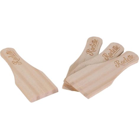 Spatules a raclette en bois d'origine (1/4)