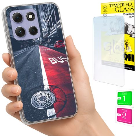 Funda para Motorola Moto G86 Power, carcasa trasera con foto y cristal 9H. (1/5)