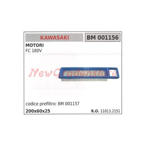 Filtro aria KAWASAKI motore FC 180V 001156