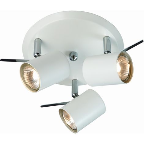 Markslojd HYSSNA - Plafonnier de salle de bain à 3 ampoules, blanc, GU10