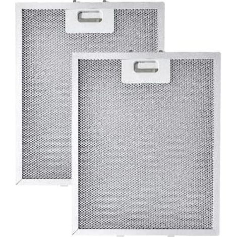 2X Filtre en Maille métallique Compatible avec la Ventilation de hotte aspirante Candy Baumatic (318 x 258 mm, Lot de 2) (1/5)