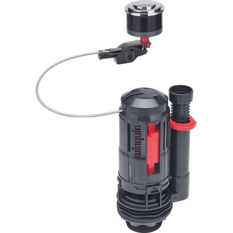 Wirquin Pro – Mécanisme double chasse 3/6 L FLEXIFLOW – Technologie à câble – Réglage volume d'eau – Installation Easy Clip rapide – Compatible réservoirs standards (1/3)