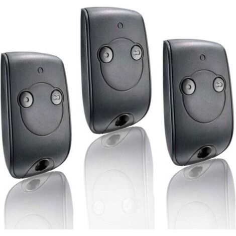 Télécommande 2 canaux 433.42MHz – Contrôle 2 moteurs pour portails et portes de garage – Portée 100m – Technologie de codage de roulement - 92MHZ