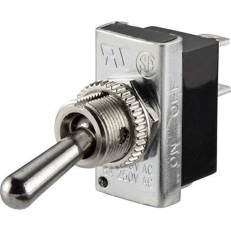 TRU COMPONENTS 1587672 TC-R13-25A2-05 Kippschalter 250 V/AC 6 A 1 x Aus/Ein rastend 1 St. (1/2)