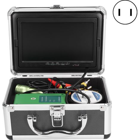 7-Zoll-HD-Farbunterwasserkamera (1000 TVL) mit Bildschirm, LED-Beleuchtung und 110-240-V-Netzteil zum Angeln (1/5)