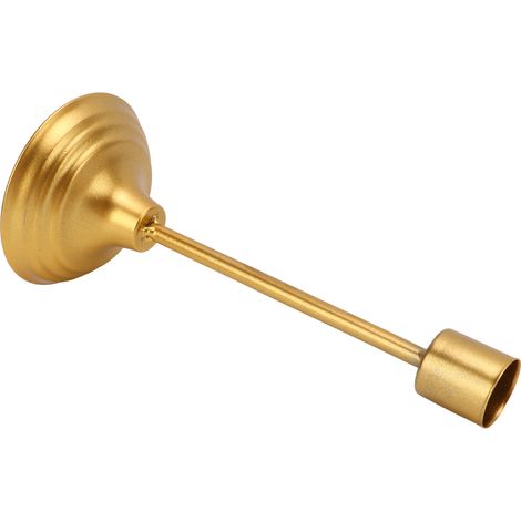 Porte-Bougeoire Haut en Fer Style Européen, Finition Métal Antirouille, Supports pour Bougies Chauffes-Plat, Mariage & Fête (1/5)