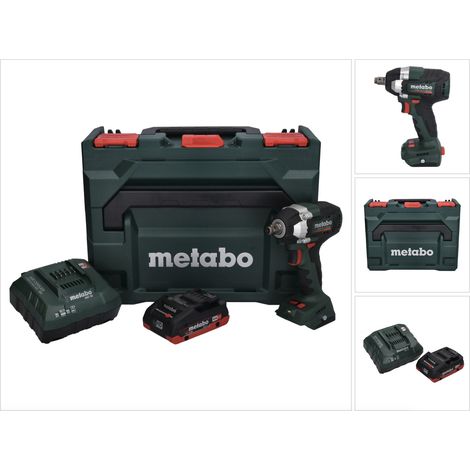Metabo SSW 18 LT 300 BL llave de impacto sin cable 18 V 300 Nm sin escobillas + 1x batería recargable 4,0 Ah + cargador + metaBOX