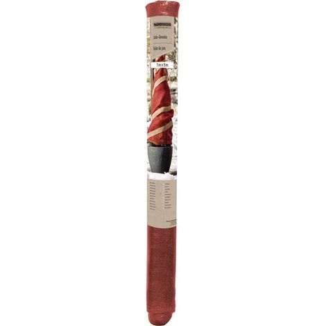 Windhager Jute-Gewebe 1 x 5 m, rot Wintervlies (1/2)