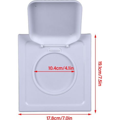 Ortviai Cache-ventilateur double porte en plastique étanche pour sécheuse, diamètre 104 mm, fixation par vis (1/4)
