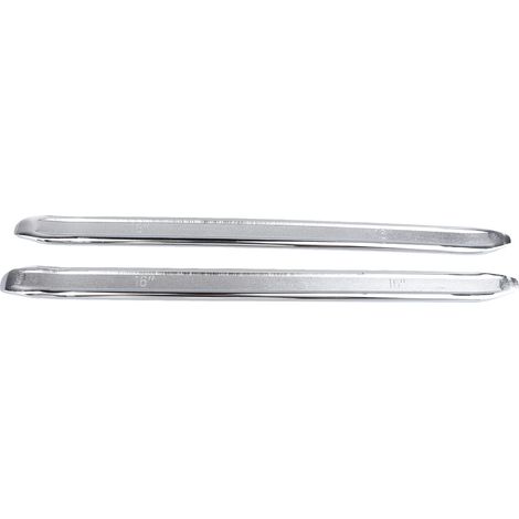 2Pcs Barres de démontage pneu 16in acier carbone, tête capotée, jeu de leviers économiseur d'effort pour réparation pneu (1/5)