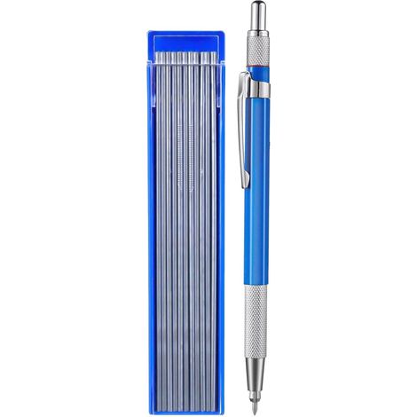 Crayon de soudeur Stylo marqueur pour acier et métal avec affûteur intégré Crayon d'ingénieur Pour Outils De Tuyauteur, Tuyauteur, Soudeur, Construction Acier, Fabrication, Travail Du Bois (1/5)