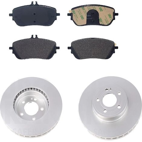 KIT FRENI ANTERIORI compatibile con MERCEDES-BENZ CLASSE A (W177) - DISCHI + PASTIGLIE OEM: P 50 146 , P 50 152 / 18780 , 18783 /SOSTITUZIONE DIRETTA/BASSA POLVERE/SILENZIOSO