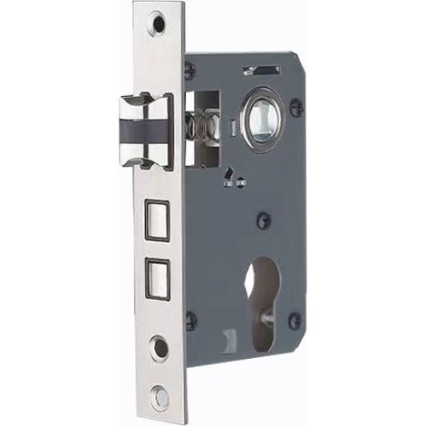 Accessori per il restauro delle porte Serratura a mortaio a punto singolo in argento da 50 mm