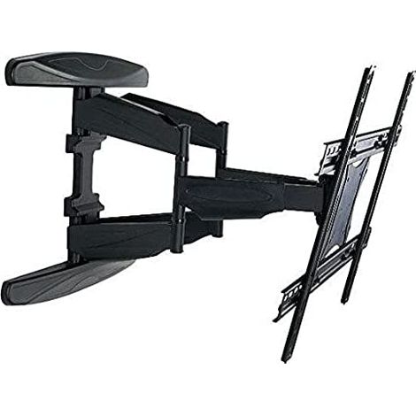 Soporte de pared para TV LCD ultradelgado de 40 a 80", con movimiento completo, Negro (1/5)