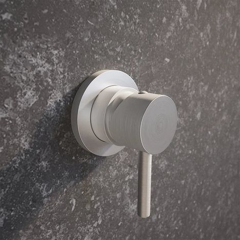 Mitigeur encastré pour douche à levier unique en nickel brossé Katharine (1/3)