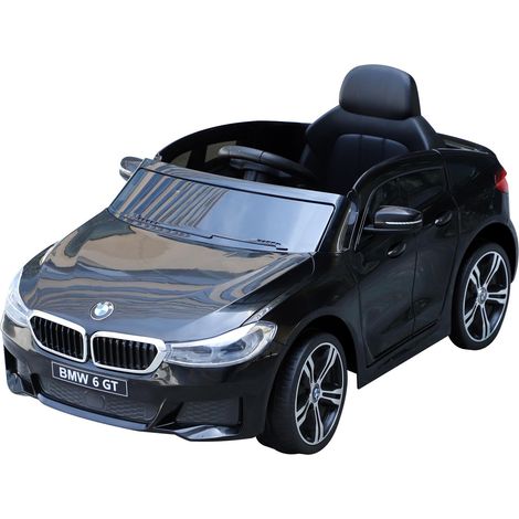 Macchina Elettrica per Bambini 6V con Licenza BMW 6GT Nera (1/5)