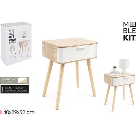 MESA AUXILIAR NOCHE MADERA