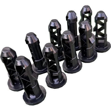 Wheelie Bin Lid Replacement Plastic Hinge Pins - Pack of 10 (1/5)