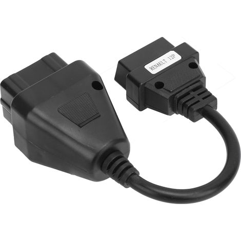 Adaptateur OBD2 professionnel 12 broches vers 16 broches pour diagnostic automobile - Câble d'extension (1/5)