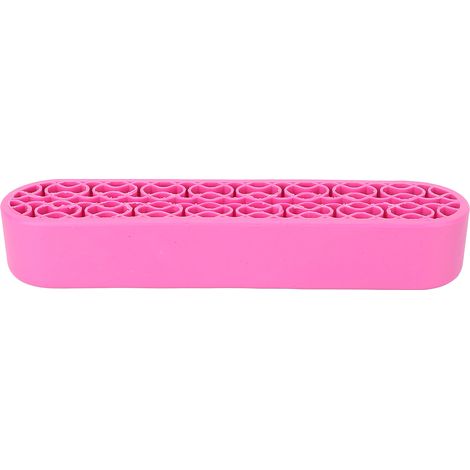 Porte-stylos pour nail art et maquillage, présentoir à pinceaux de maquillage, boîte de rangement en silicone souple pour stylos gel UV (1/5)