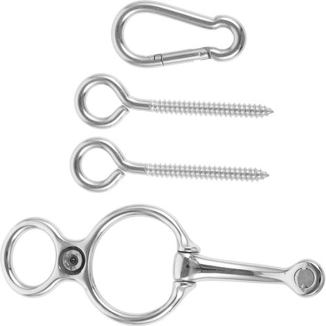 Anneau Attache Pour Chevaux Anneau De Cravate Solide Pour Écurie Facile à Utiliser Et Sécurisé Pour Box Ou Clôture (1/5)