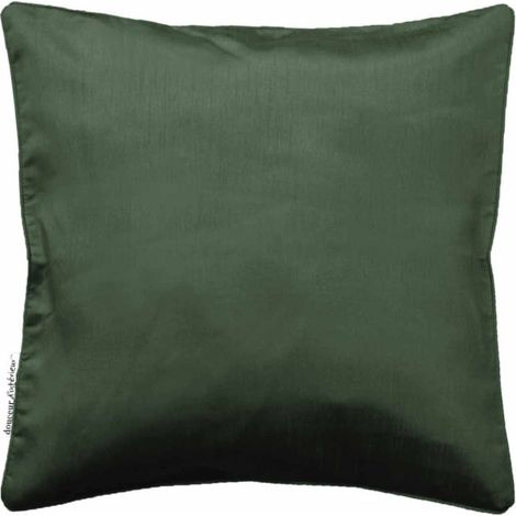 Housse de Coussin "Shana" 40x40cm Kaki (1/3)