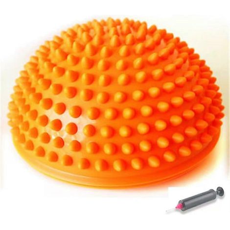 Hedgehog Balance Pods Spiky Half Balls for Kids & Adults, Foot Massage & Stability Training, Sensory Motor Skills Development, Ideal for Yoga, Gymnas (1/5)