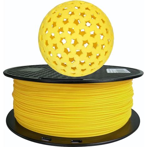 Filament PLA Jaune 1.75mm 1kg Imprimante 3D FDM Résistant (1/5)