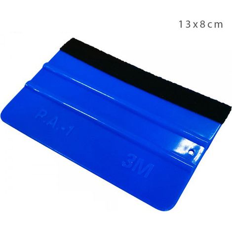 Spatola per applicazione pellicole 3M - P.A.1 blu morbida - 13x8 cm (1/4)