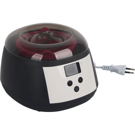 Chauffe-cire électrique en aluminium avec écran LED, température réglable, 100-240V fiche UE, épilateur à cire chaude pour salon et maison. (1/5)