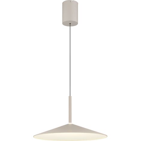 Pendelleuchte Hängeleuchte Deckenleuchte Metall sandfarben LED 4000K D 47,5 cm