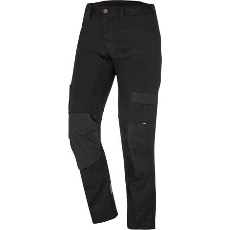 Pantalon de travail stretch unisexe Leo FHB 122110 - Noir - 40 - Jambes standards (1/2)