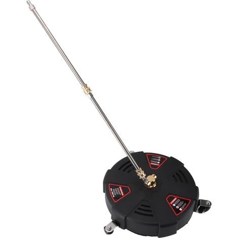 Nettoyeur haute pression professionnel de 33 cm (13 pouces), 2500 PSI, raccord rapide 1/4 pouce, avec 3 roues pour surfaces en béton, patios, trottoirs, terrasses et allées. (1/5)