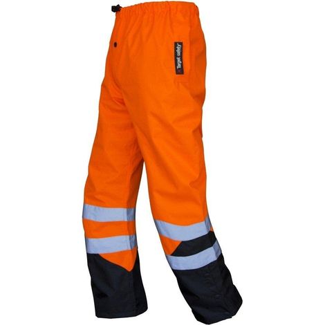 Pantalon de pluie HV polyester mixte Speed orange-PANTASPEE02ON3XL - T2S