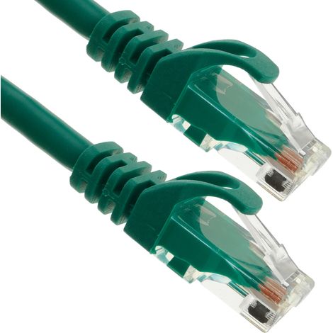 BeMatik - Câble réseau Ethernet UTP Cat.6a vert 1 m
