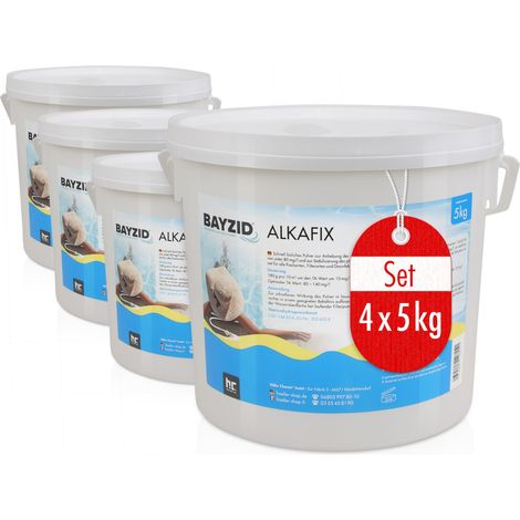 4x 5 kg BAYZID® Alkafix zur Anhebung der Alkalinität (TA)