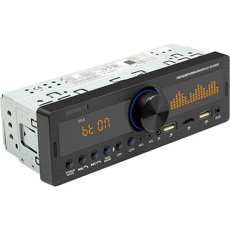 Autoradio 1 DIN - Radio AM/FM Bluetooth avec USB/SD/MP3 et contrôle via application (1/5)