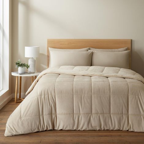 Cosy Cord Couette sans Housse de Couette 6,5 Tog Naturel (1/5)