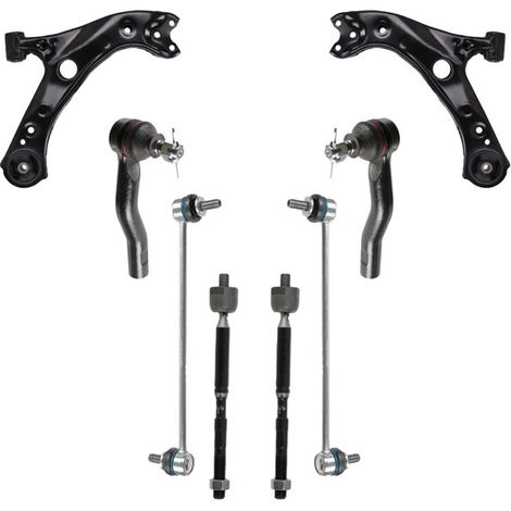 KIT BRACCIO OSCILLANTE 8 PEZZI COMPATIBILE CON TOYOTA COROLLA Familiare (E21) 2.0 Hybr / Kit Sospensione Completo OE/OEM / Bracci Oscillanti + Testine Sterzo / Sostituzione Diretta OEM
