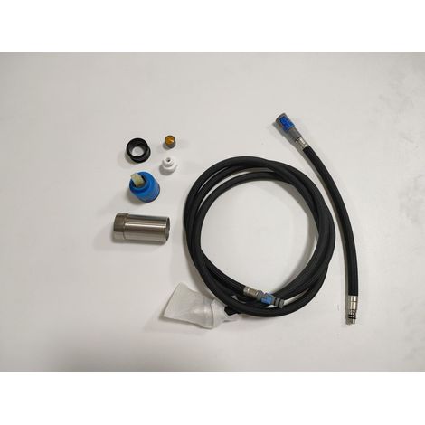 Kit d’accessoires de rechange Pièces de rechange Accessoires, clé pour aérateur, cartouche, levier et tuyau pour robinet de cuisine extractible 40104 (1/2)